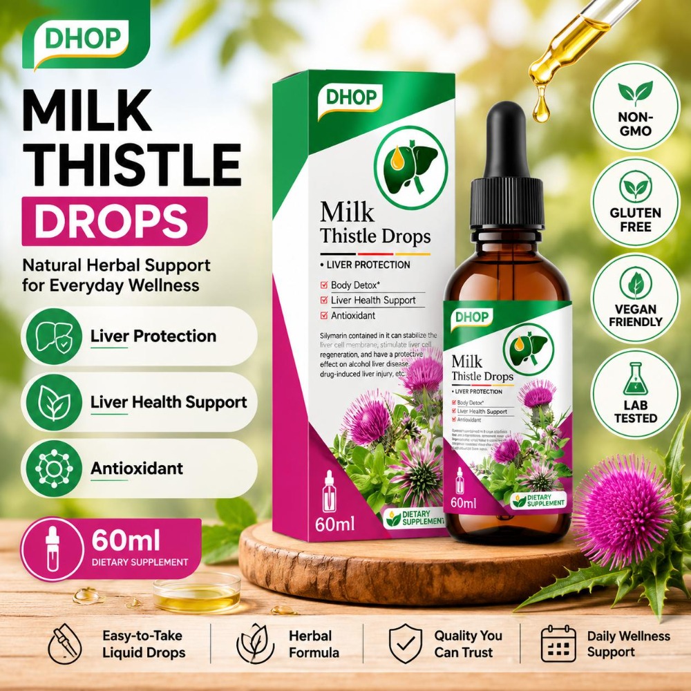 Milk Thistle Silymarin - DHOP Gotas de Cardo Mariano, Extracto