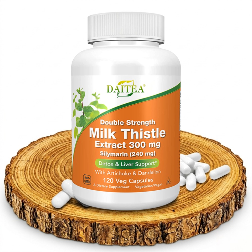 Milk Thistle Silymarin - Silimarina, Extracto de Cardo Mariano 300mg,