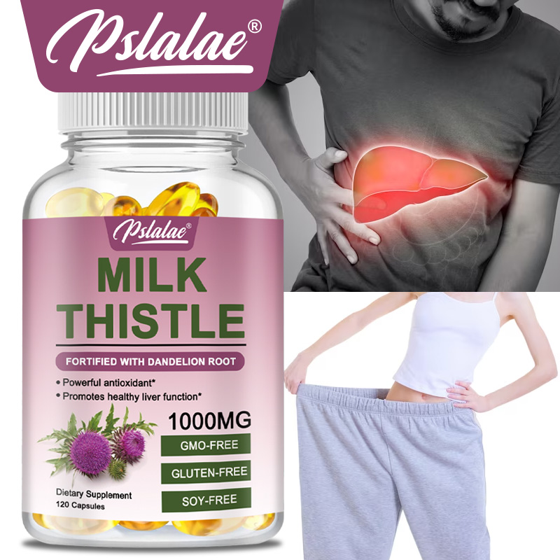 Milk Thistle Silymarin - Suplemento natural de cardo mariano: raíz