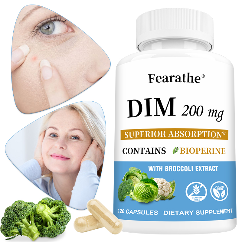 Herbal Wellness Water - Cápsulas DIM 200mg con BioPerine, Suplemento
