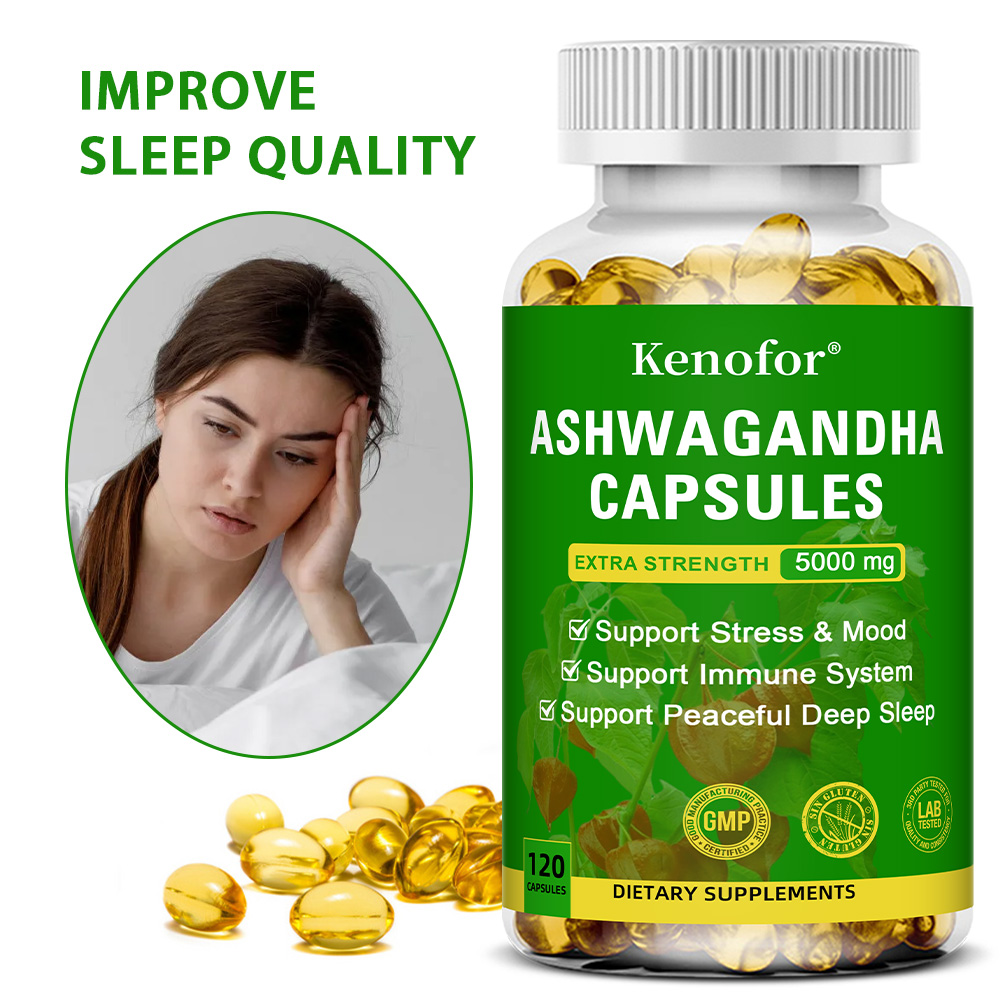 Herbal Wellness Water - Cápsulas de Ashwagandha Complex 2300mg, Mezcla