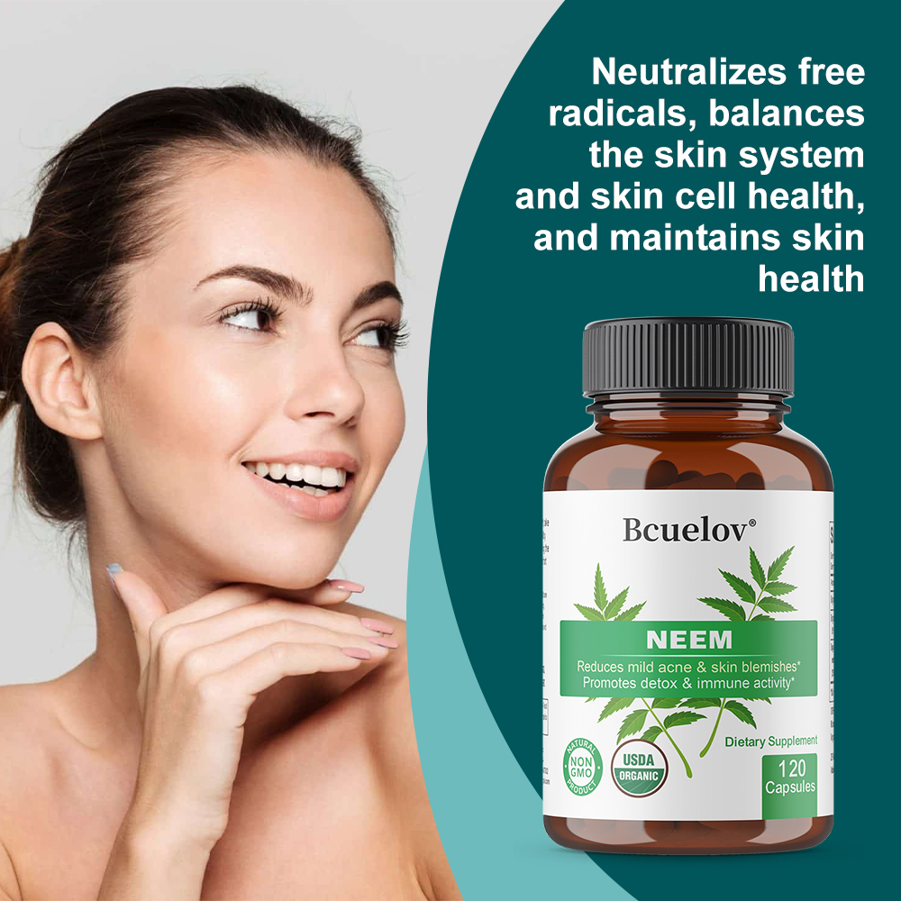 Cápsulas de Hoja de Neem Orgán - Herbal Wellness Water reseña y precio