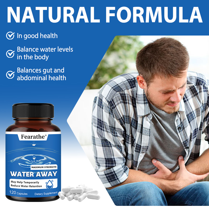 Cápsulas Herbales Water Away,  - Herbal Wellness Water reseña y precio