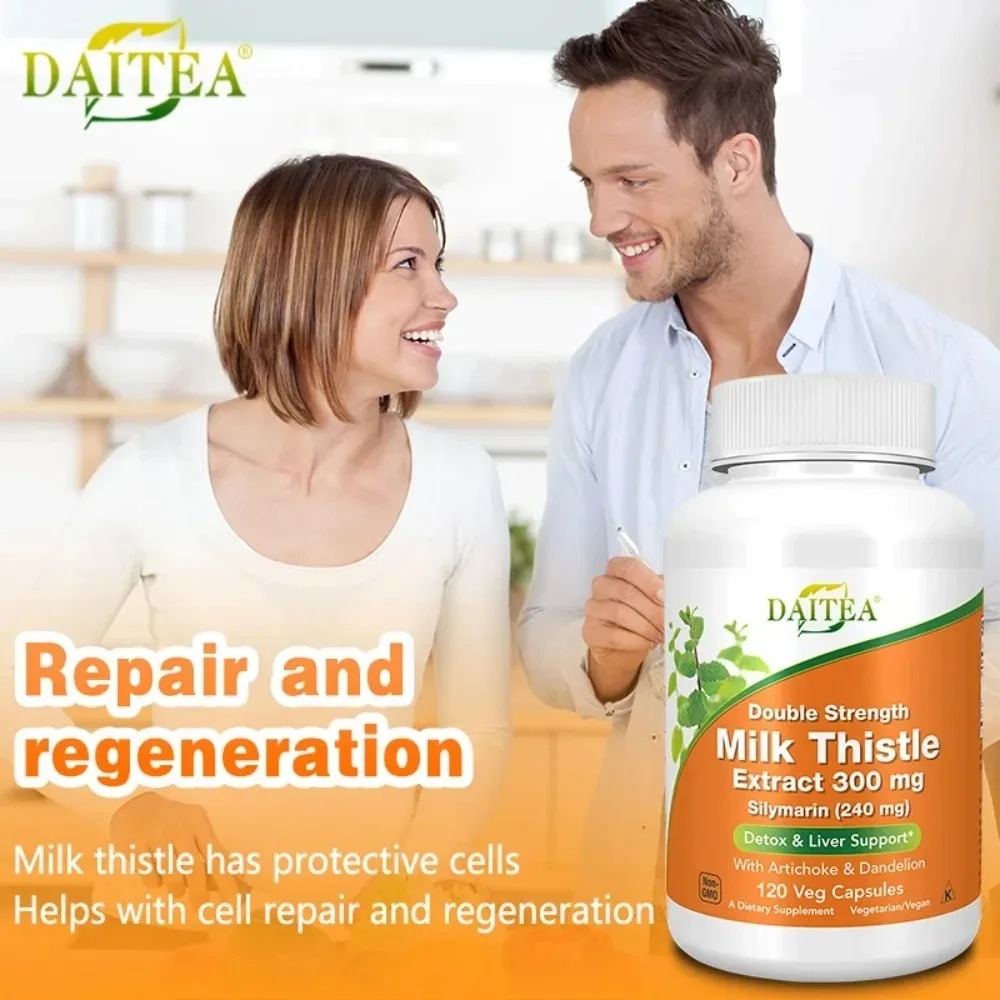 Silimarina, Extracto de Cardo  - Milk Thistle Silymarin reseña y precio
