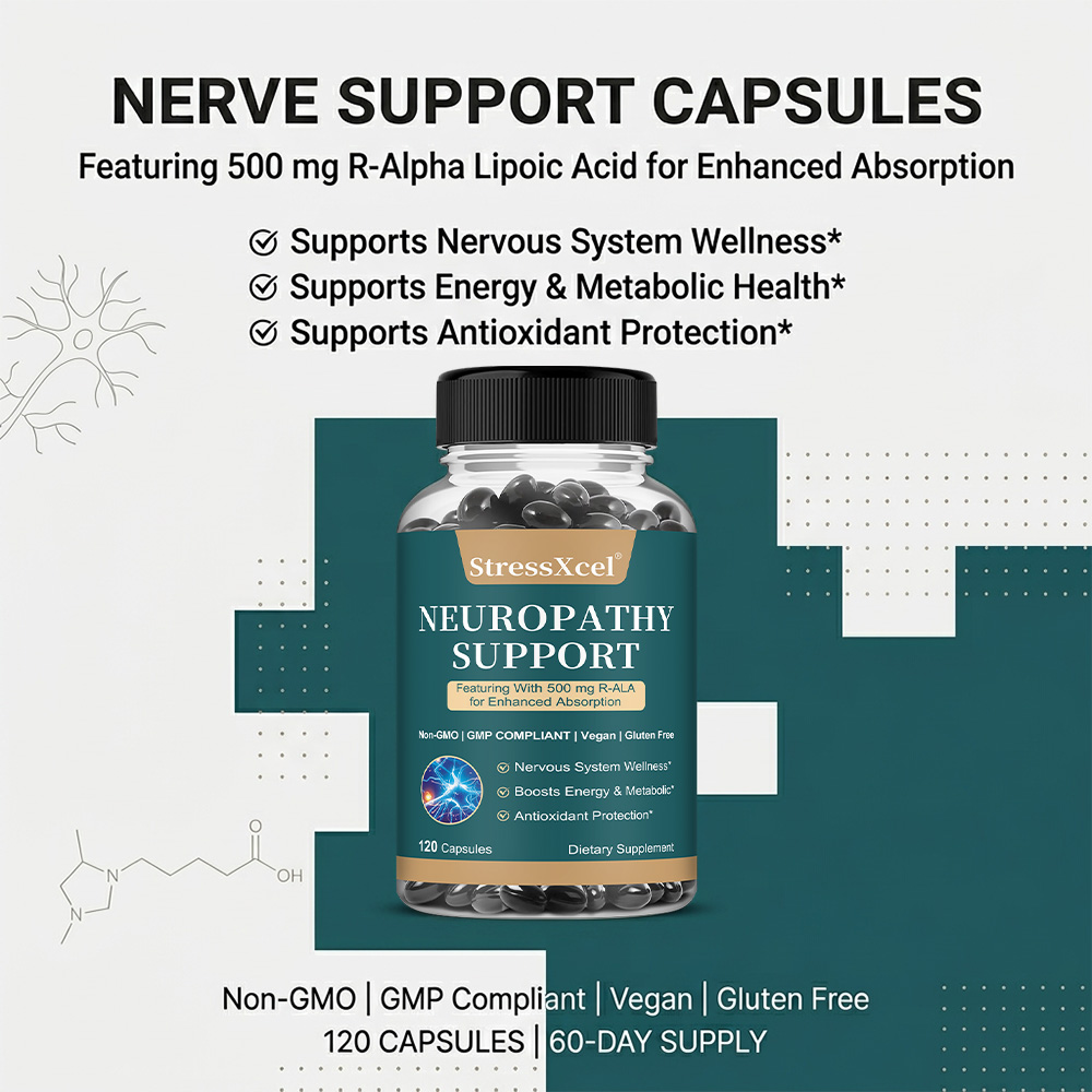 Cápsulas para la Neuropatía, M - Herbal Wellness Water reseña y precio