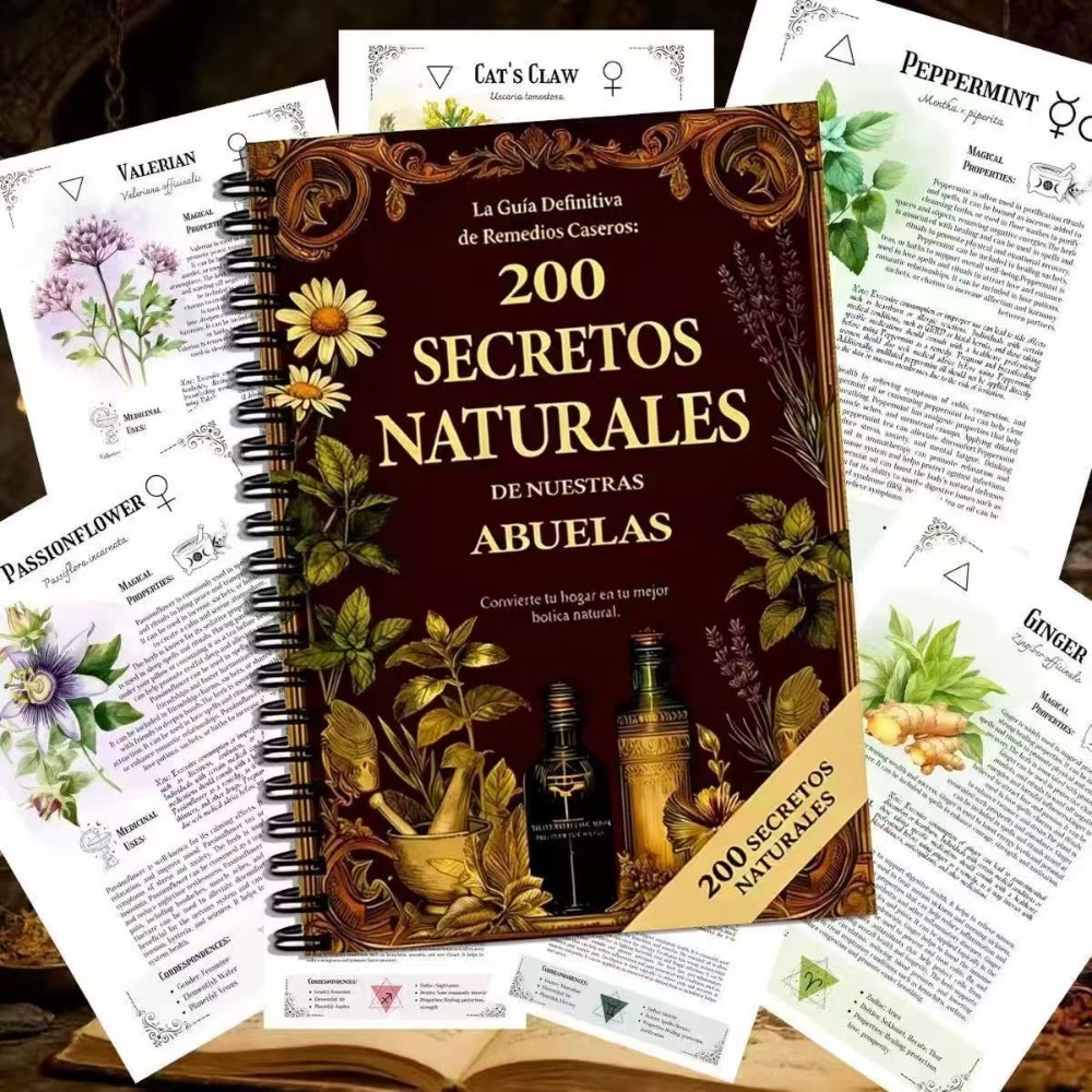 200 Secretos Naturales, Guía d - Herbal And Wellness reseña y precio