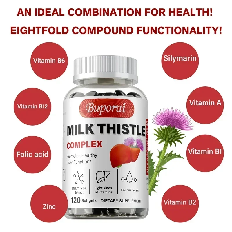 Cápsulas de Cardo Mariano - pa - Milk Thistle Silymarin reseña y precio